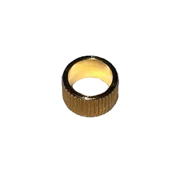 Distanziale ottone d7x4 - zigrinato