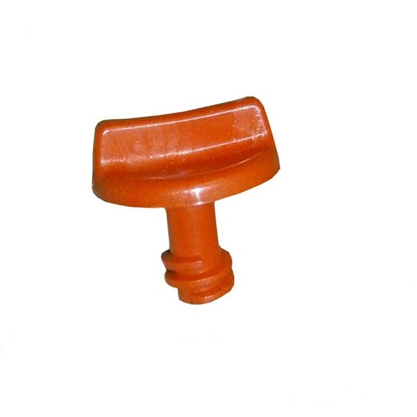 Pomello coperchio arancio