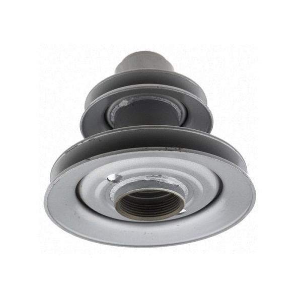 Puleggia doppia ferro a147 b108 c23 d97 e72 f21 g25.4 h104 i49 l63 c/chiavetta