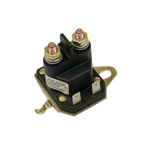 Solenoide 12v 4poli m6 2faston attacco base con dentino