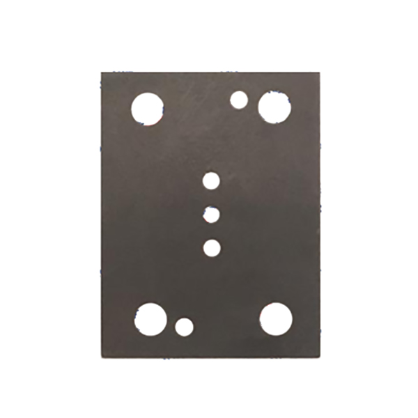 Piastra scorrimento pastiglia inox