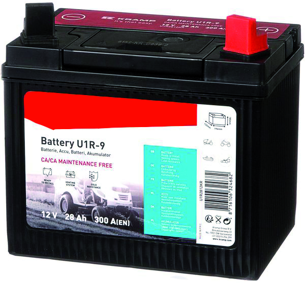 Batteria 12v 28ah 197-131-180 - +