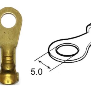 Occhiello d5.0 sez. 0.5-1.5 mmq non isolato
