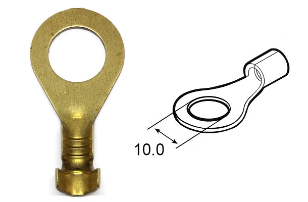 Occhiello d10.0 sez. 0.5-1.5 mmq non isolato