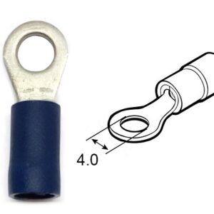 Occhiello d4.0 sez. 1.0-2.0 mmq pre-isolato blu