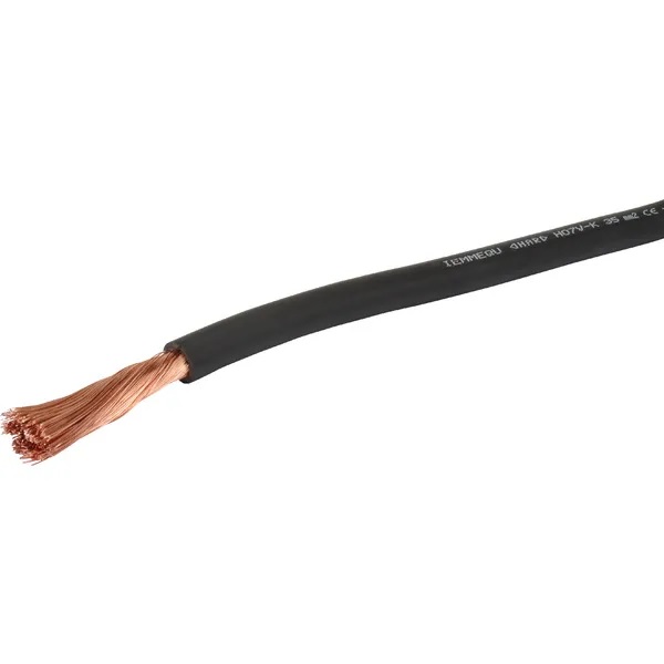 Cavo batteria 35mmq nero 3mt