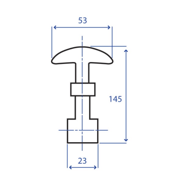 Tirante cofano 145mm lungo