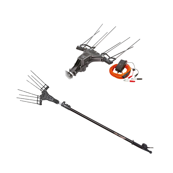 Scuotitore zanon karbonium evo 33v al-200/k asta telescopica l 210-340 cm